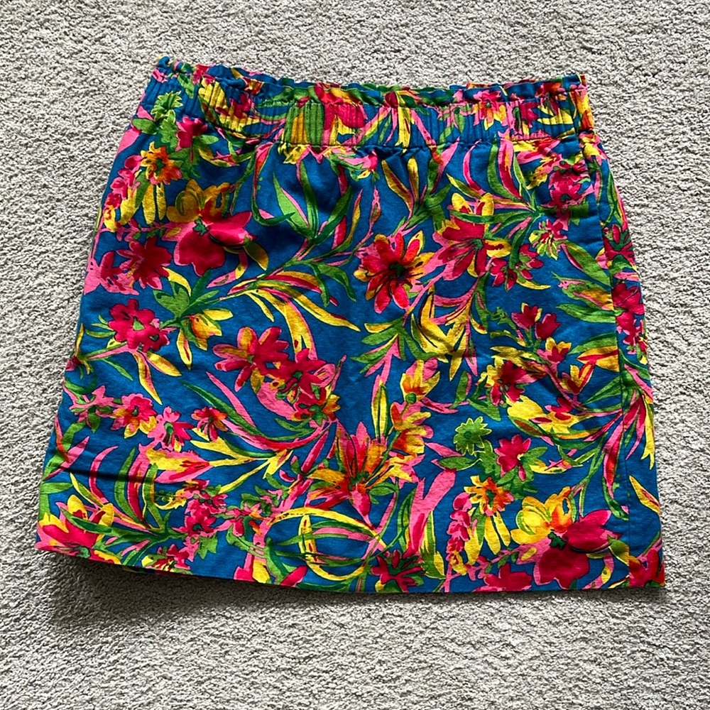 J Crew Floral Skirt